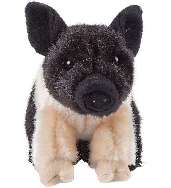 Living Nature Bamse - 14x14 cm - Pattegris - Sort/Rosa Living Nature Bamse - 14x14 cm - Pattegris - Sort/Rosa