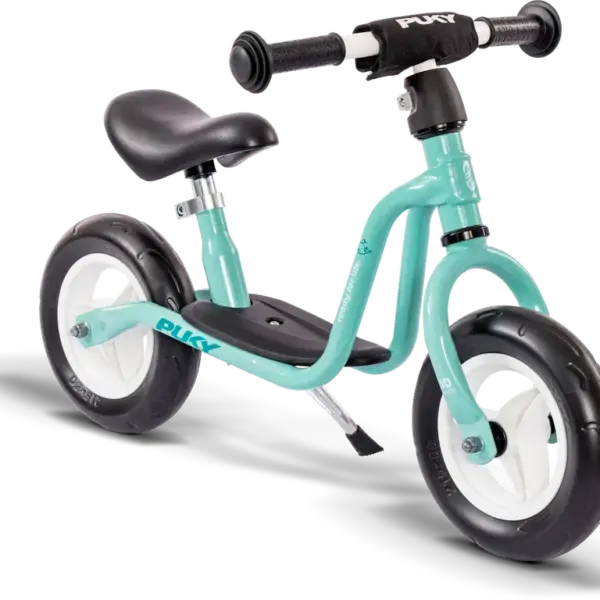 Løbecykel - LR M aqua grøn - med støttefod