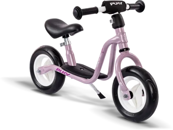 Løbecykel - LR M perlemorspink - med støttefod