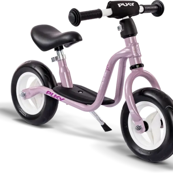 Løbecykel - LR M perlemorspink - med støttefod