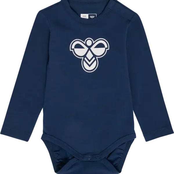 Logo Langærmet Body - Dress Blue - 80