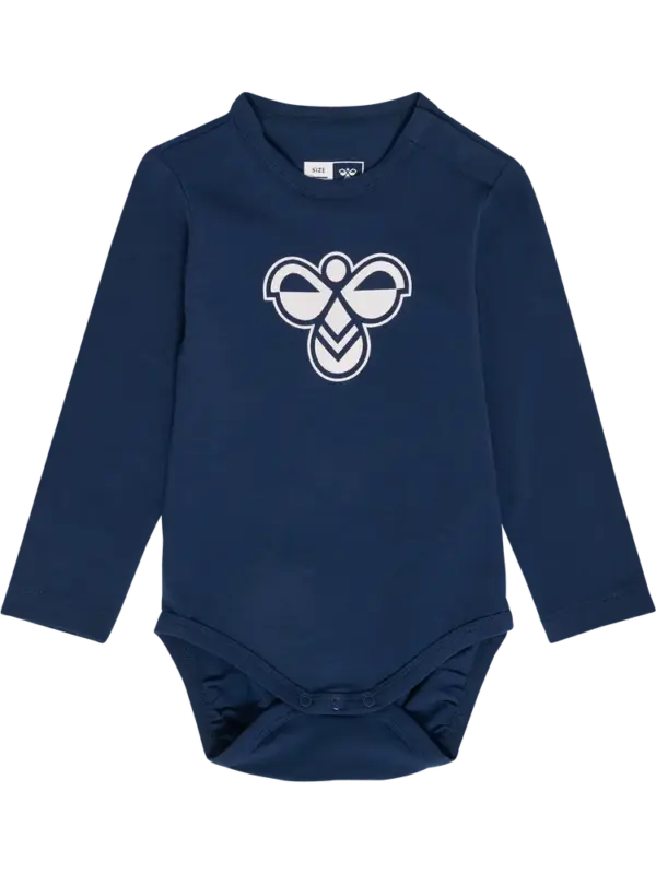 Logo Langærmet Body - Dress Blue - 80