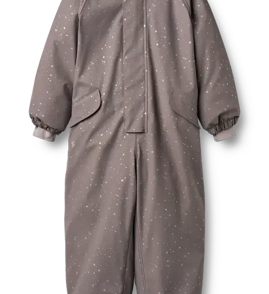 Ludo Gummi Flyverdragt - Purple stone stars - 3 ÅR