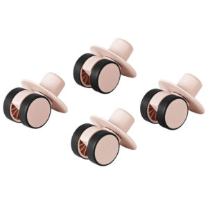 MODU 4x Swirly Wheels - 4-pak - Soft Rose