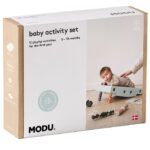 MODU Baby Motoriksæt - 10 Dele - Ocean Mint/Forest Green