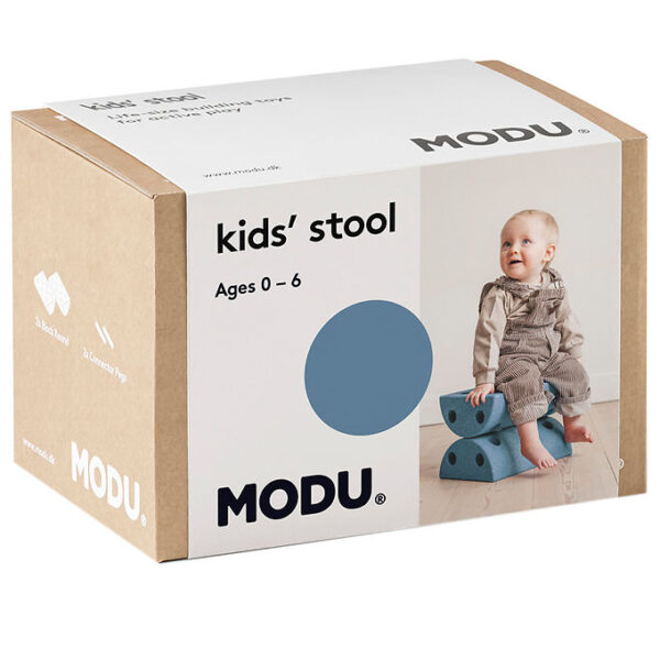 MODU Børneskammel - Deep Blue/Sky Blue