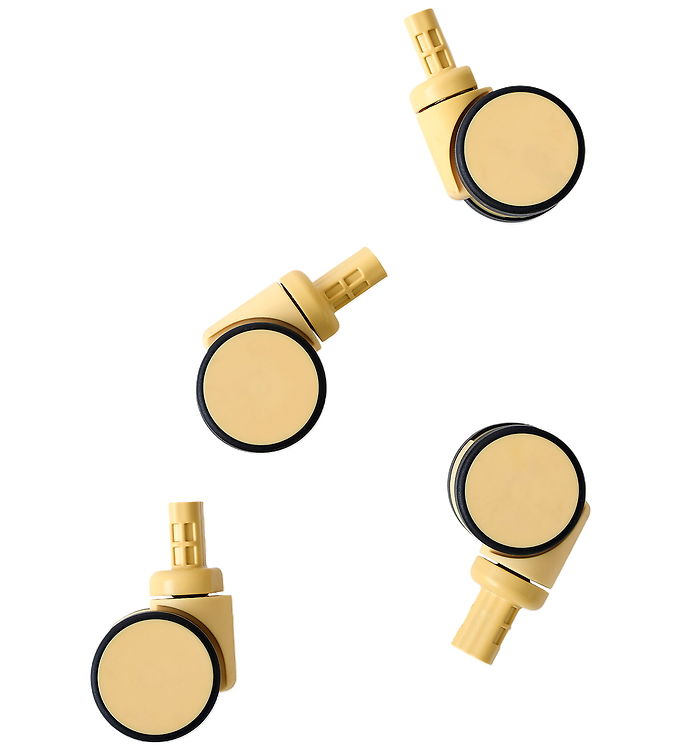 MODU Hjul til Foldekasse - 4 stk. - Honey Yellow