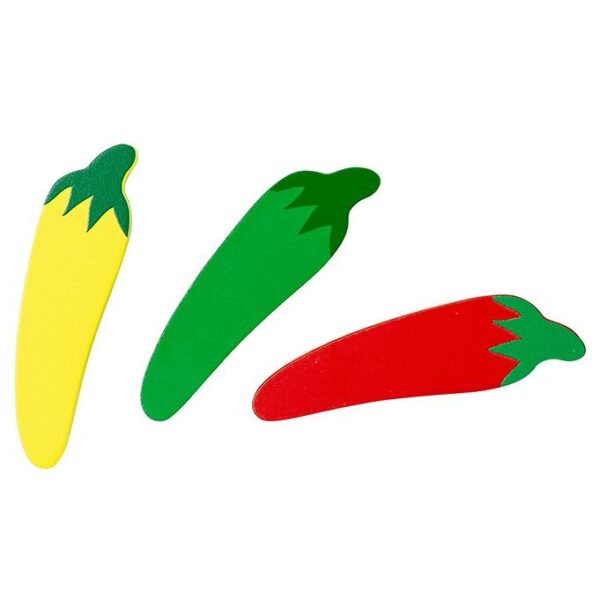 MaMaMeMo Legemad - Træ - 3 stk. - Chili