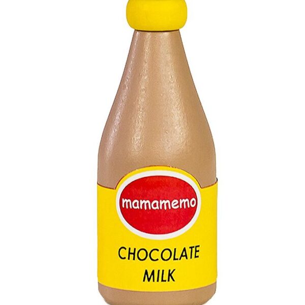 MaMaMeMo Legemad - Træ - Chokolademælk - Flaske