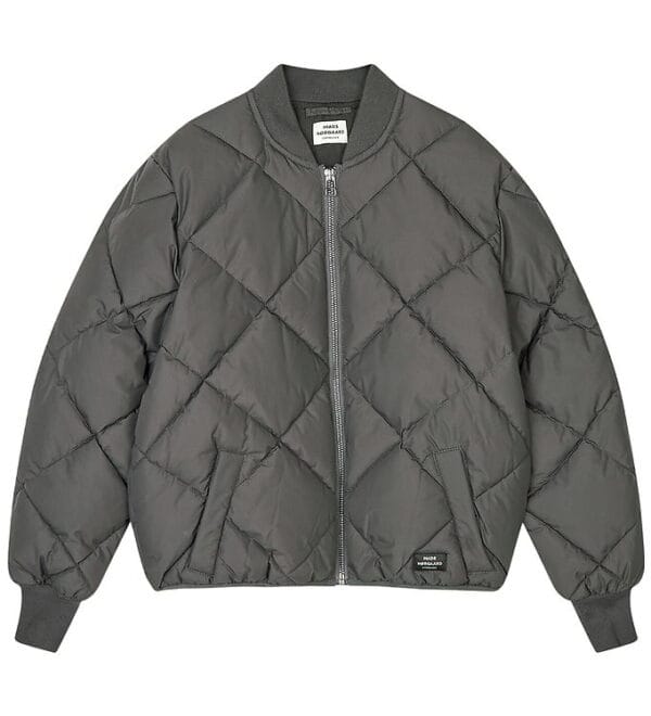 Mads Nørgaard Termojakke - Quiltet - Light Ripstop Harris - Asph