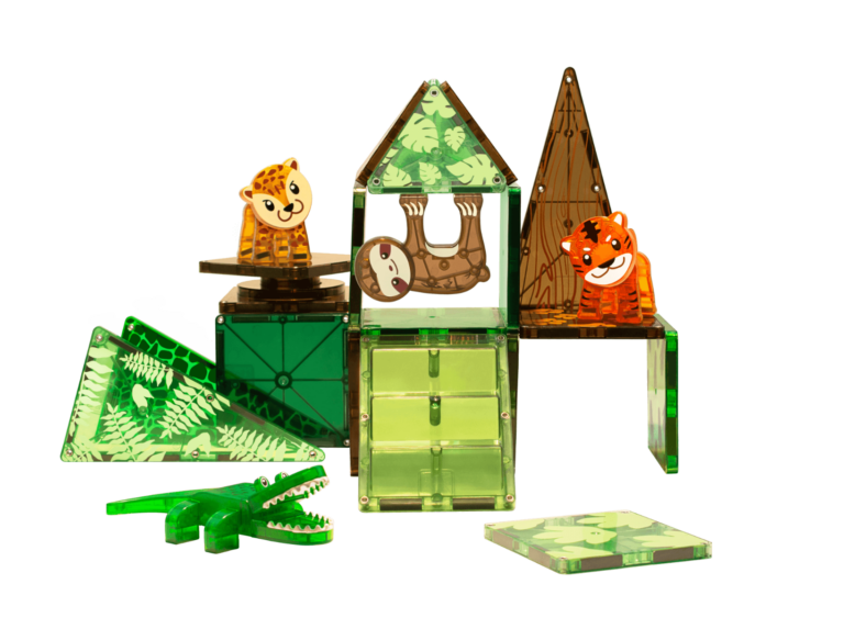 Magna-Tiles | Jungledyr, 25 stk