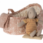Maileg Micro Kanin i babylift - Orange