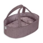 Mamamemo Dukkelift 35 cm - Fløjl - Syren