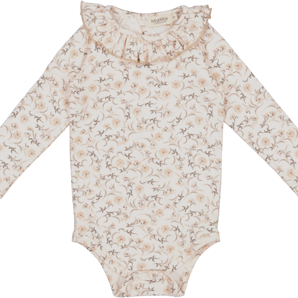 MarMar Berta Body med Flæser - Star Flower - 56 cm