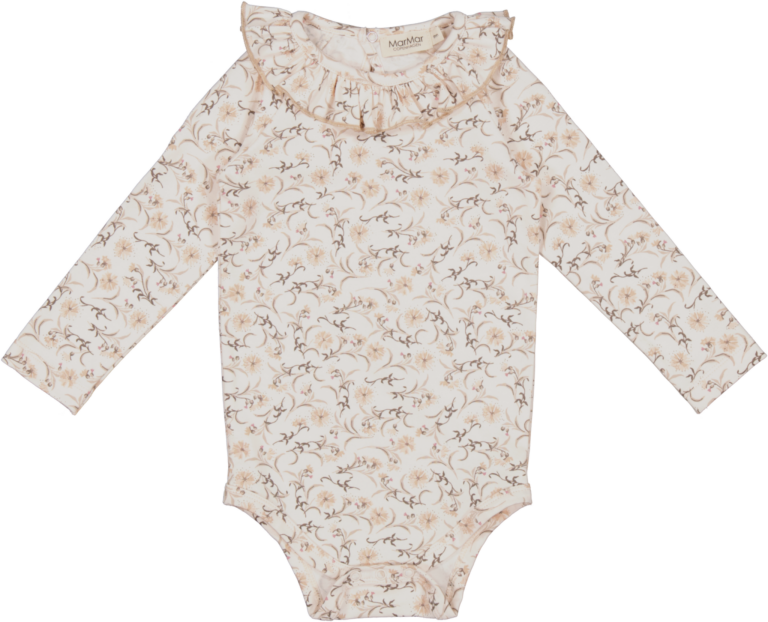 MarMar Berta Body med Flæser - Star Flower - 56 cm