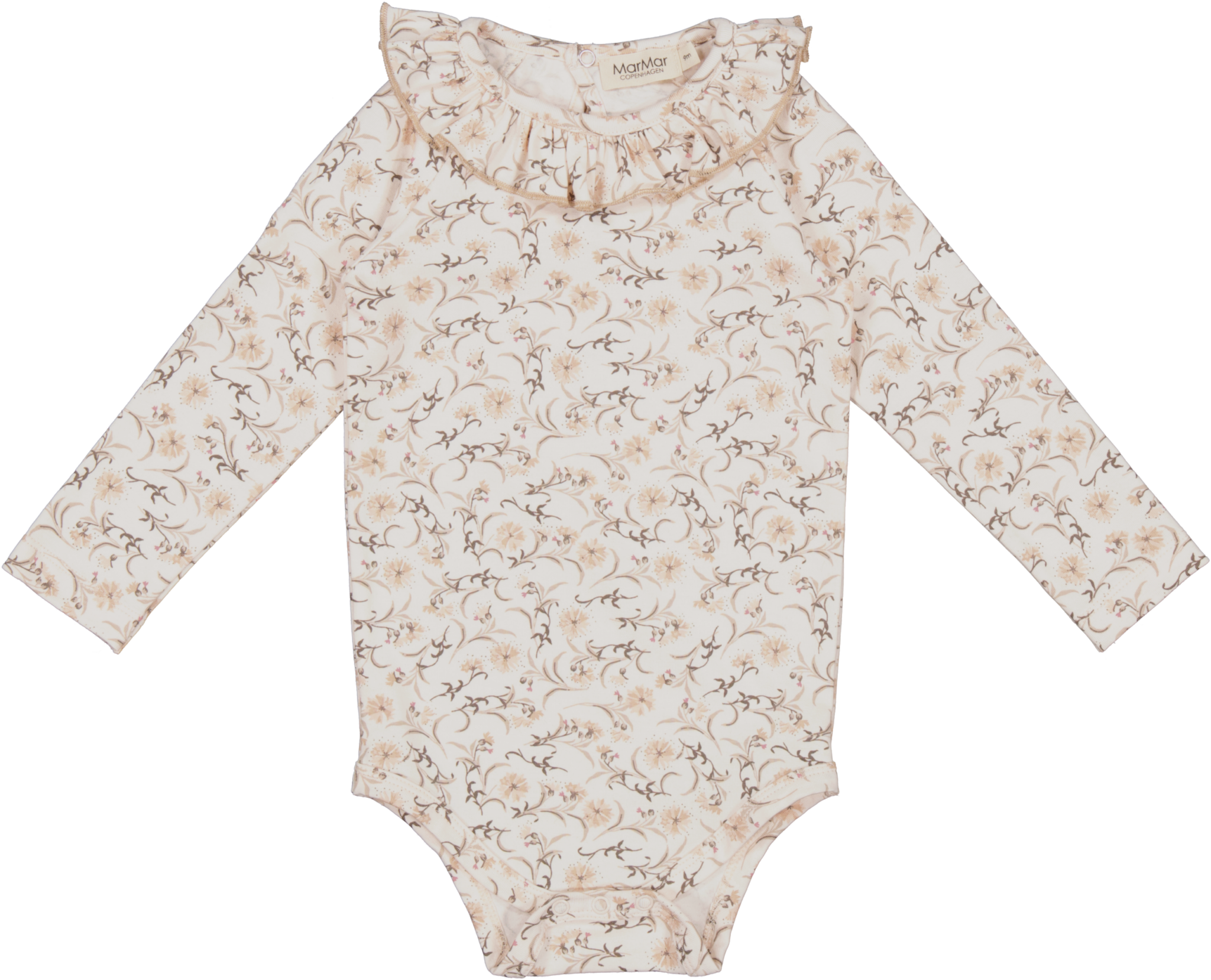 MarMar Berta Body med Flæser - Star Flower - 56 cm MarMar Berta Body med Flæser - Star Flower - 56 cm