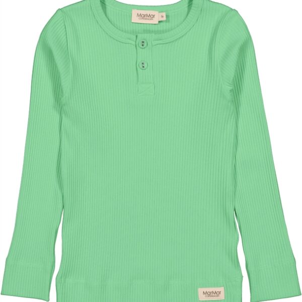 MarMar Bluse Modal m. knapper Cale Green