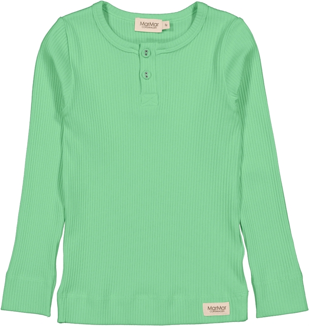 MarMar Bluse Modal m. knapper Cale Green MarMar Bluse Modal m. knapper Cale Green