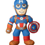 Marvel Bamse m. Lyd - Captain America - 20 cm
