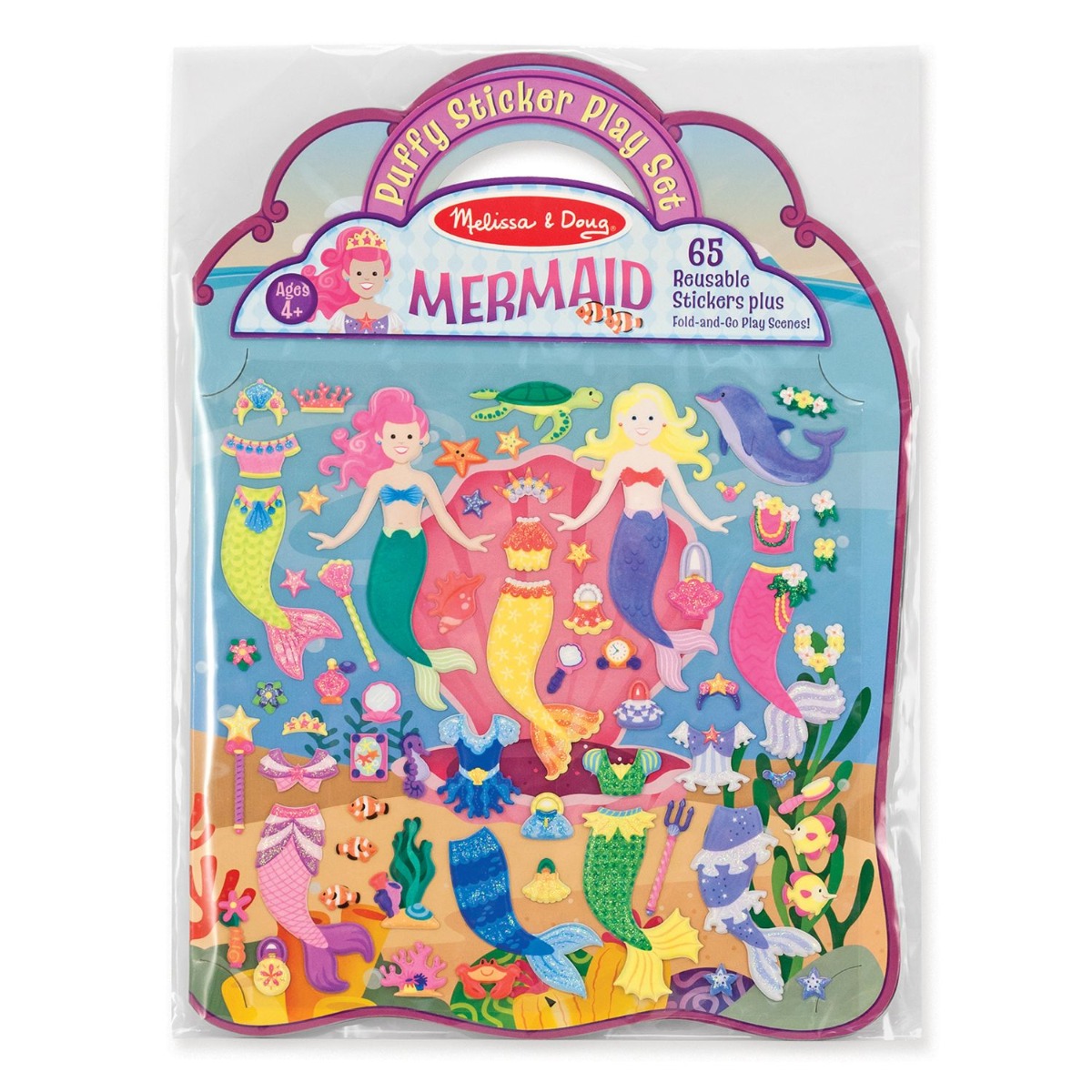 Melissa & Doug | Aktivitetsbog med klistermærker - Havfruer