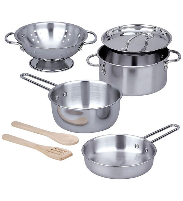 Melissa & Doug Grydesæt - 8 Dele - Metal