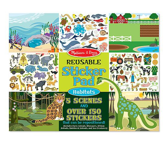 Melissa & Doug | Klistermærkebog - Dyreliv