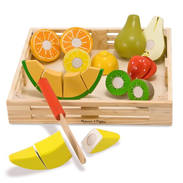 Melissa & Doug | Legemad - Frugt i trækasse