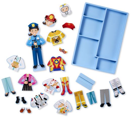 Melissa & Doug | Magnetisk påklædningsdukke, Julia