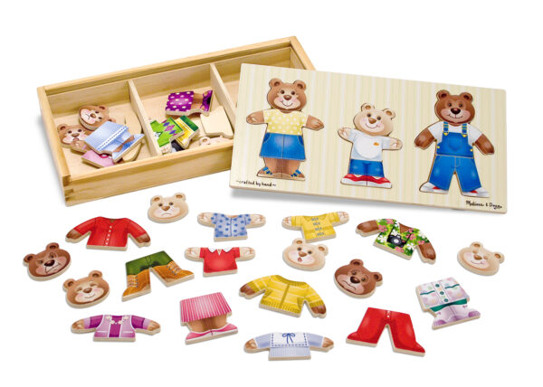 Melissa & Doug | Puslespil - Mix & Match Bjørnefamilie