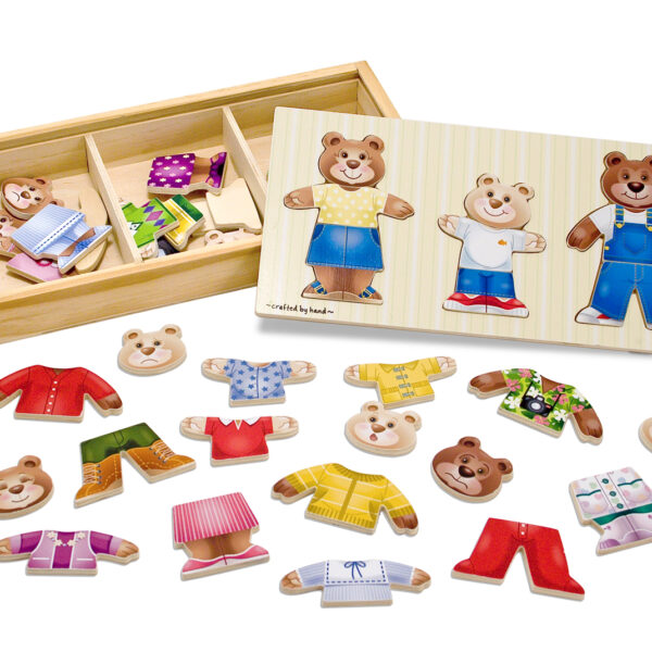 Melissa & Doug | Puslespil - Mix & Match Bjørnefamilie