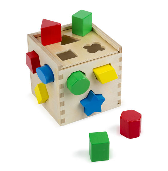 Melissa & Doug | Puttekasse med geometriske klodser