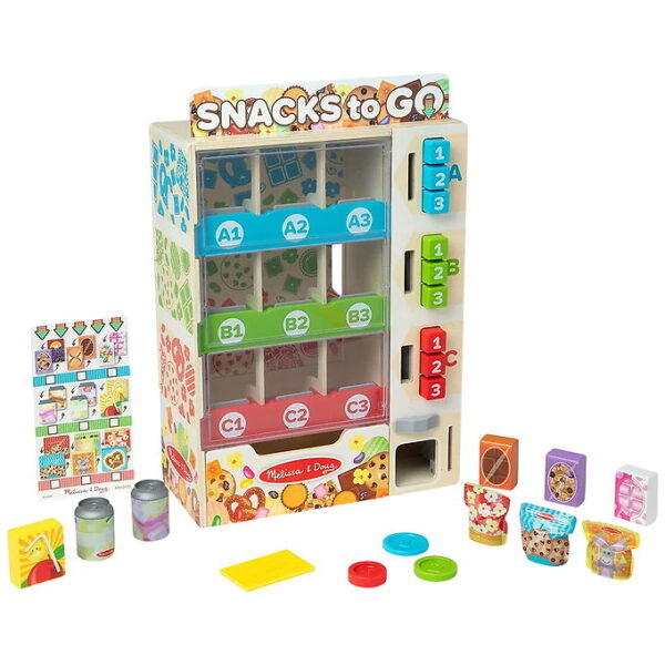Melissa & Doug Snack Automat - 19 dele