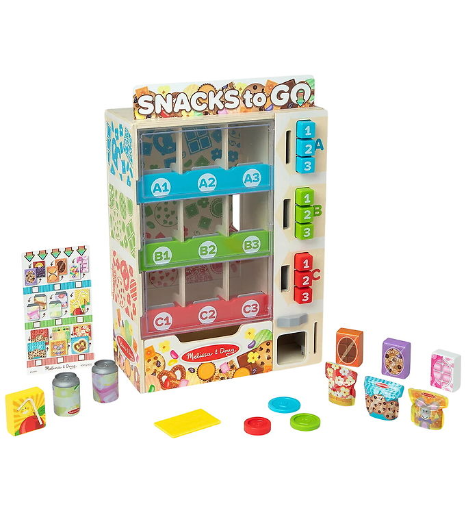 Melissa & Doug Snack Automat - 19 dele