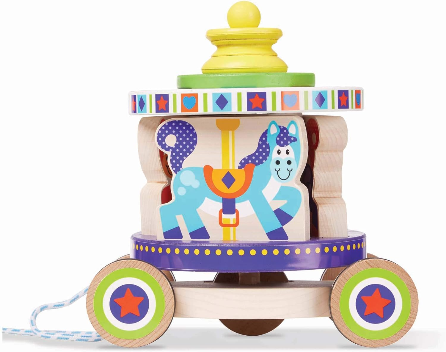 Melissa & Doug | Trækkelegetøj - Karrusel