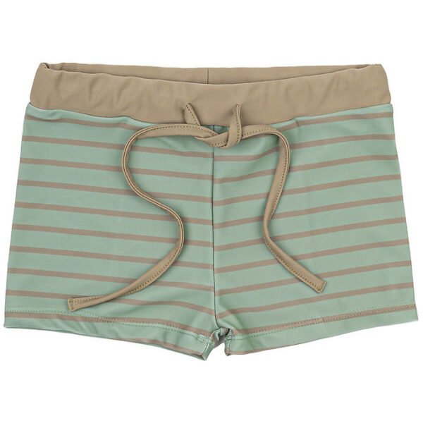 Mikk-Line Badebukser - UV50+ - Green Bay m. Striber Mikk-Line Badebukser - UV50+ - Green Bay m. Striber