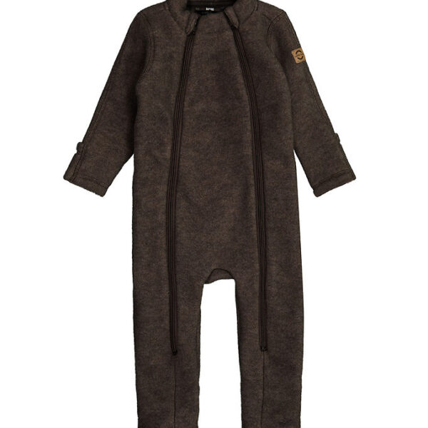 Mikk-Line Køredragt - Uld - Dark Brown Melange