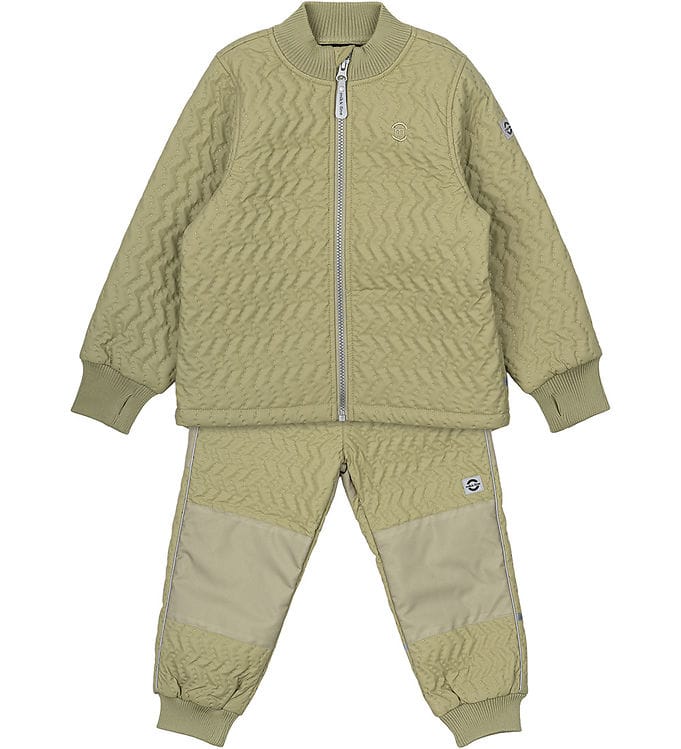 Mikk-Line Termotøj - Duvet - Coated - Gray Green