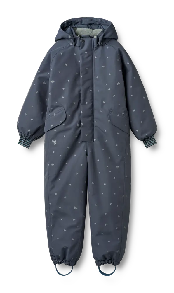 Miko Flyverdragt - Greyblue letters - 8 ÅR