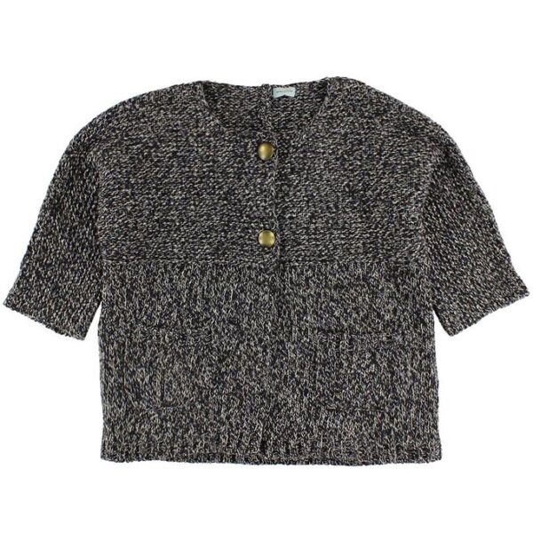 Mini A Ture Cardigan - Strik - Blå/Hvid