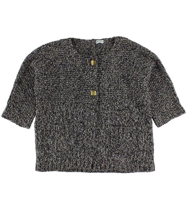 Mini A Ture Cardigan - Strik - Blå/Hvid