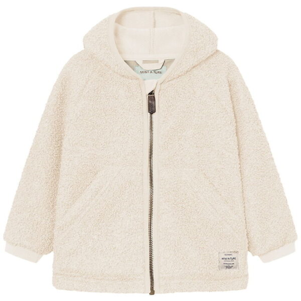 Mini A Ture Fleecejakke - MatLiff - Angora Cream