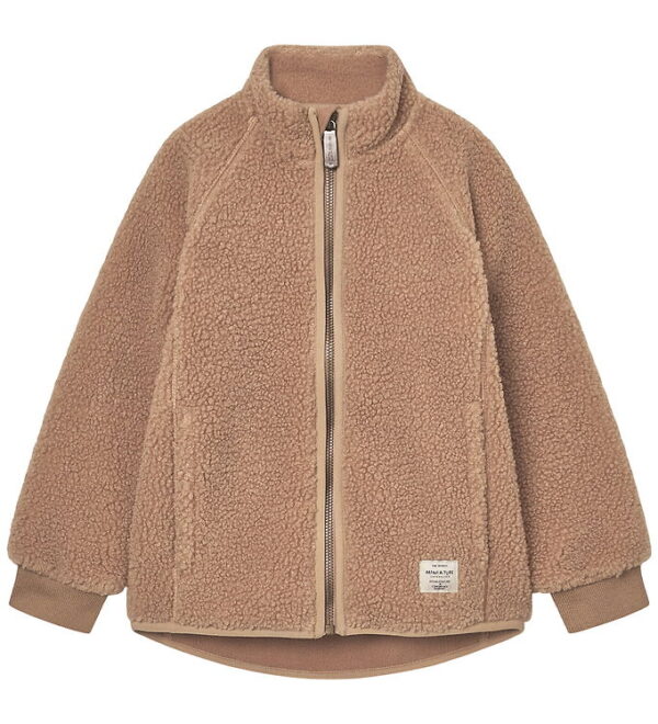 Mini A Ture Fleecejakke - Teddy - MatCedric - Cinnamon Swirl