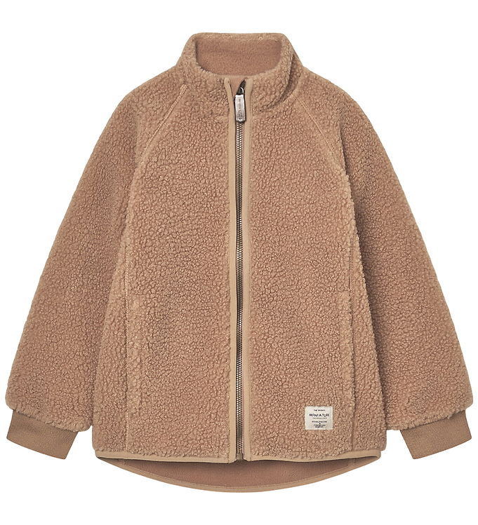 Mini A Ture Fleecejakke - Teddy - MatCedric - Cinnamon Swirl