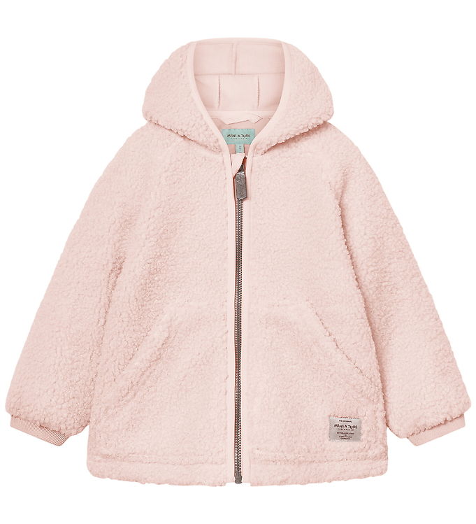 Mini A Ture Fleecejakke - Teddy - MatLiff - Shell Rose Mini A Ture Fleecejakke - Teddy - MatLiff - Shell Rose