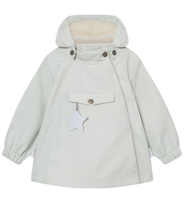 Mini A Ture Softshelljakke m. Fleece - MatWai - Frosted Mint Mini A Ture Softshelljakke m. Fleece - MatWai - Frosted Mint