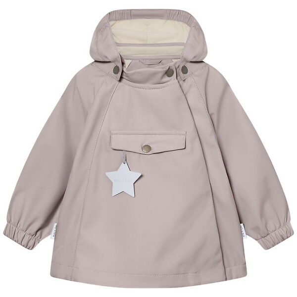 Mini A Ture Softshelljakke m. Fleece - MatWai - Opal Purple