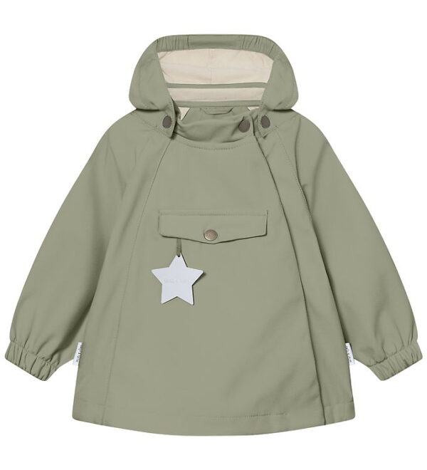 Mini A Ture Softshelljakke m. Fleece - MatWai - Tea Green