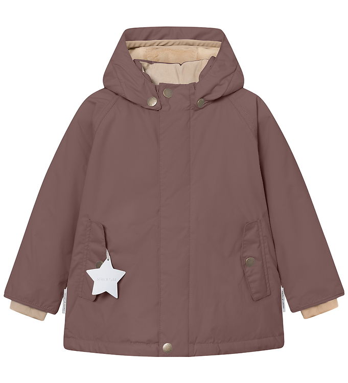 Mini A Ture Vinterjakke - MatWally Fleece - Peppercorn Plum Mini A Ture Vinterjakke - MatWally Fleece - Peppercorn Plum