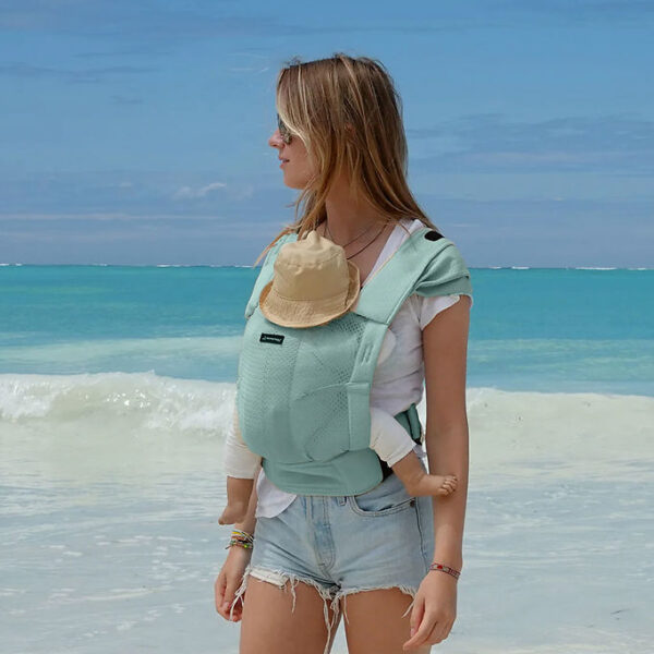 Mini Monkey Bæresele - Baby Carrier - Dusty Green