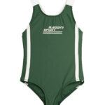 Mini Rodini Badedragt - UV50+ - Sport - Green